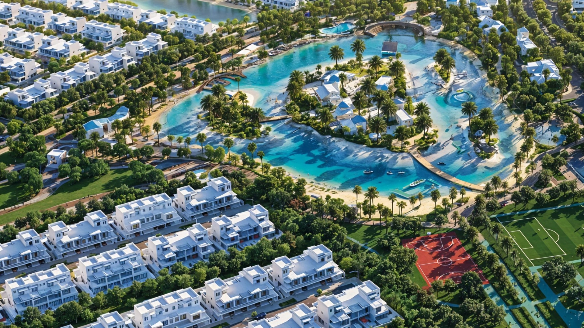 Damac Lagoons hero image
